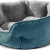 Cat Asvin | Asvin Small Dog Bed For Small Dogs, Cat Beds For Indoor Cats, Pet Bed For Puppy And Kitty, Extra Soft & Machine Washable With Anti-Slip & Water-Resistant Oxford Bottom, Grey, 20 Inches