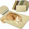 Cat Pethave | Pethave Cat Scratcher Mat, 23.6X15.7" Natural Sisal Scratching Mat With Velcro Tape,Stick On Floor And Wall Cat Scratch Pad Rug, Horizontal Cat Scratch Mat Protect Carpet And Sofa (Natural Color)