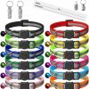 Cat Extodry | Extodry 14 Pack Reflective-Breakaway Cat Collars With Bells,Safety Buckle Kitten Collar,With Name Tag,Adjustable,Ideal For Girl Cats Male Cats,Pet Supplies,Stuff,Accessories(12 Colors & 2 Id Tags).