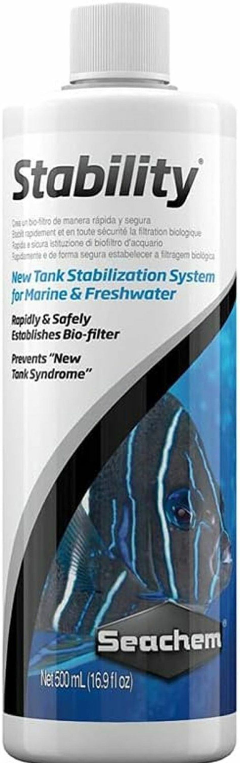 Fish & Aquatic Seachem | Seachem Stability Fish Tank Stabilizer - For Freshwater And Marine Aquariums, 16.9 Fl Oz (Pack Of 1)