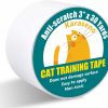 Cat KARASENO | Karaseno Anti Cat Scratch Tape, 3 Inches X 30 Yards Cat Training Tape, 100% Transparent Clear Double Sided Scratch Deterrent Furniture Protector For Couch, Carpet, Doors, Pet & Kid Safe