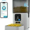 Cat PAPIFEED | Papifeed Smart Automatic Cat Feeders: Wifi Pet Feeder With App Control For Remote Feeding,Detachable For Easy Clean, Automatic Cat Food Dispenser With Alexa,1-30 Meals Per Day For Large Dog (6L/25Cup)