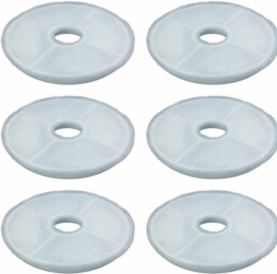 Cat PetStandard | Pet Standard Filters For Catit Design Senses Fountains And Catit Flower Fountains, Pack Of 6