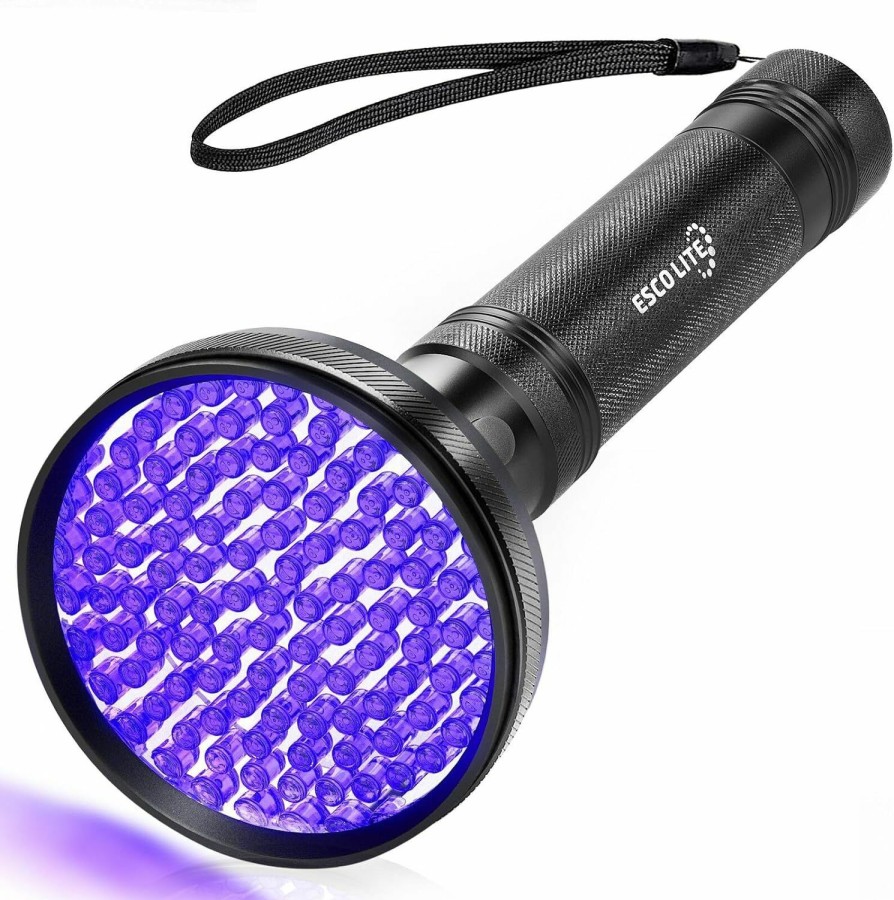 Cat ESCO LITE | Esco Lite Uv Flashlight Black Light, 100 Led 395 Nm Ultraviolet Flashlights Uv Blacklight Detector For Dog Urine, Pet Stains And Bed Bug, Matching With Pet Odor Eliminator