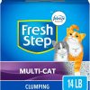 Cat Fresh Step | Fresh Step Clumping Cat Litter, Multi-Cat Odor Control, 14 Lbs