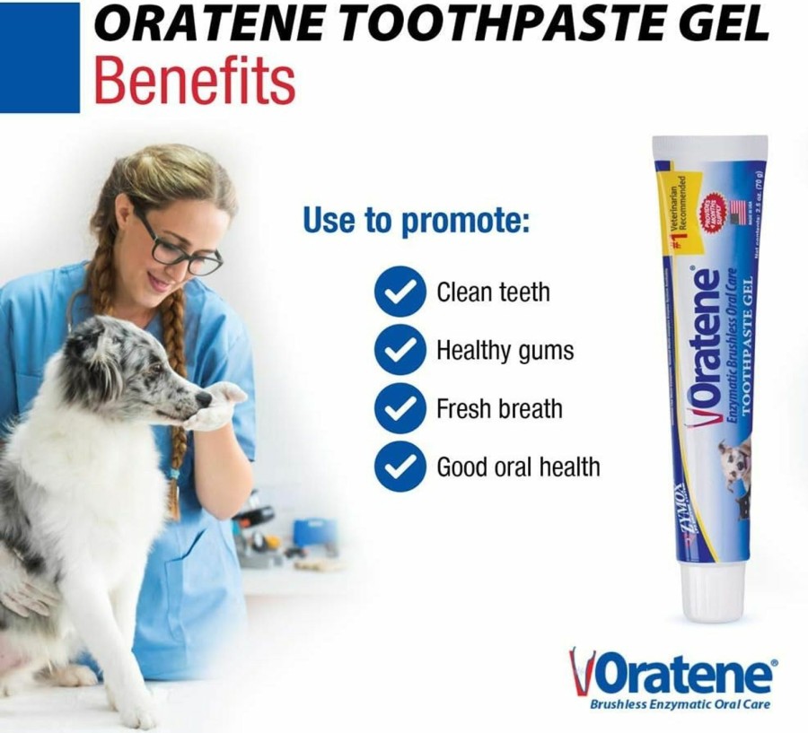 Cat PET KING BRANDS | Pet King Brands Zymox Oratene Brushless Toothpaste Gel For Dogs And Cats, 2.5Oz