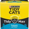 Cat Purina Tidy Cats | Purina Tidy Cats Clumping Cat Litter, Tidy Max Instant Action Multi Cat Litter - 38 Lb. Box