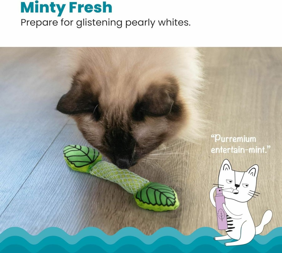 Cat Catstages | Petstages Fresh Breath Mint Stick Dental Cat Chew Toy