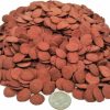 Fish & Aquatic Aquatic Foods Inc. | Ultra Color Enhancing 1/2" Sinking Wafers Of Krill, Astaxanthin, Rose Algae. Ideal For Bottom Fish, Plecos, Shrimp, Snails, Crayfish, All Herbivorous And Omnivorous Tropical Fish. 1/4-Lb