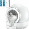 Cat DOVSCA | Dovsca Cat Litter Box Self Cleaning, Automatic Cat Litter Box 65L+9L Large Capacity For Multiple Cats,App Control/Low Noise/Safety/Odor-Removal Design With Ladder Box&2 Rolls Garbage Bags