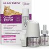 Cat Comfort Zone | Comfort Zone Cat Calming Pheromone Diffuser: 60 Day Starter Kit (1 Diffuser & 2 Refills)