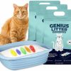 Cat Genius Litter | Genius Cat Litter With 5-Color Health Indicator, Non Clumping Lightweight Silica Gel Crystals (6 Lbs) | As Seen On Shark Tank | Genius Litter | Alpha Paw