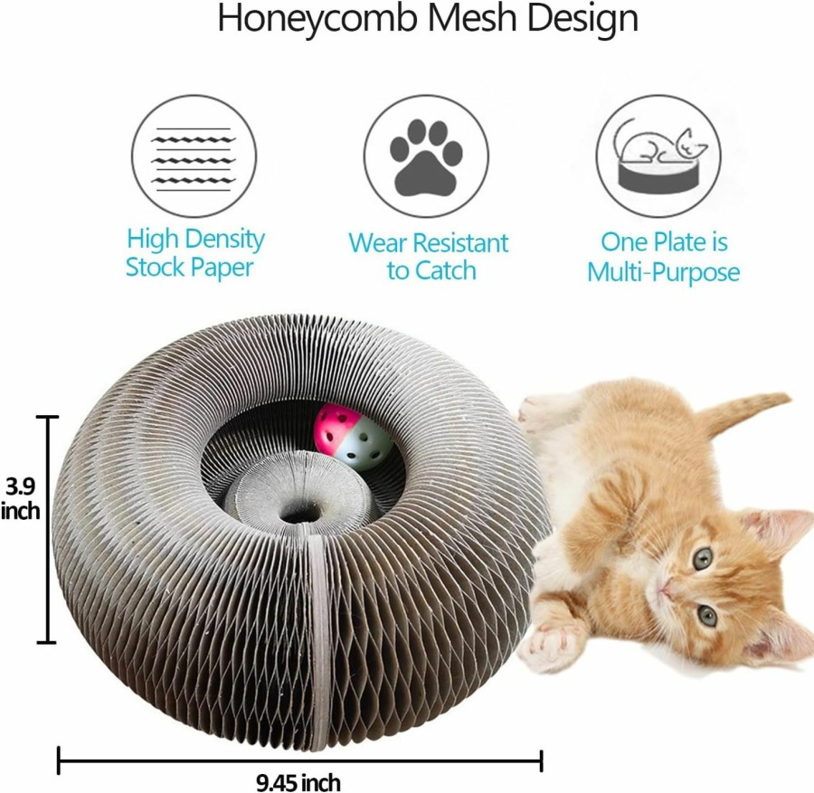 Cat Enkman | Enkman Magic Organ Cat Scratcher Board Cat Ball Adventure The Ultimate Interactive Mental Physical Exercise For Indoor Cats Toy