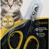 Cat Pet Republique | Cat Nail Clipper By Pet Republique Professional Stainless-Steel Claw Clipper Trimmer For Cats, Kittens, Hamster, Rabbits, Birds, & Small Breed Animals