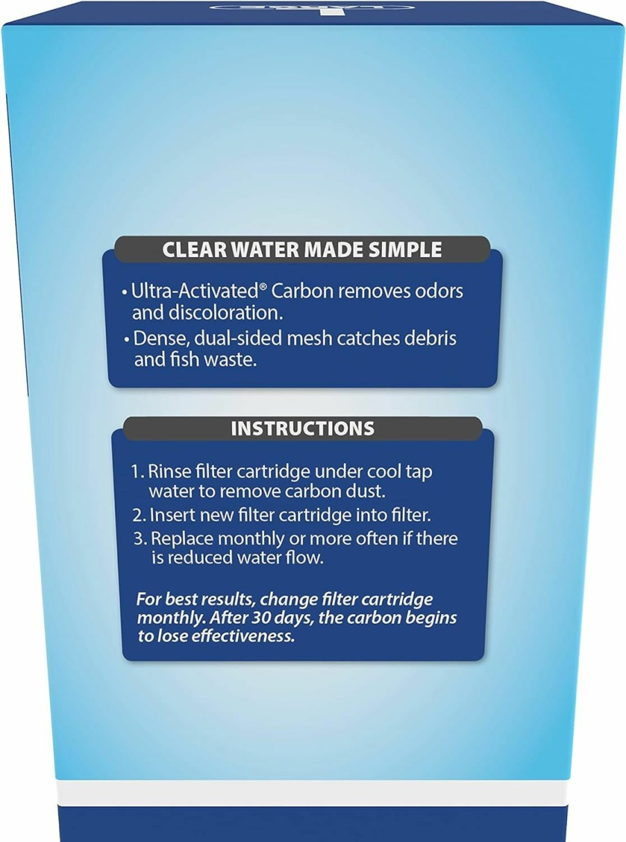 Fish & Aquatic Tetra | Tetra Whisper Bio-Bag Filter Cartridges For Aquariums - Ready To Use Blue 3-Count