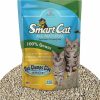 Cat SmartCat | Smartcat All Natural Clumping Cat Litter, 20 Pound (320Oz 1 Pack) - Alternative To Clay And Pellet Litter - Chemical And 99% Dust Free - Unscented And Lightweight