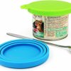 Cat Comtim | Comtim Pet Food Can Cover Silicone Can Lids For Dog And Cat Food(Universal Size,One Fit 3 Standard Size Food Cans),Blue And Green