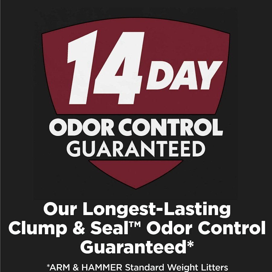 Cat Arm & Hammer | Arm & Hammer Clump & Seal Platinum Multi-Cat Complete Odor Sealing Clumping Cat Litter With 14 Days Of Odor Control, 37 Lbs, Online Exclusive Formula