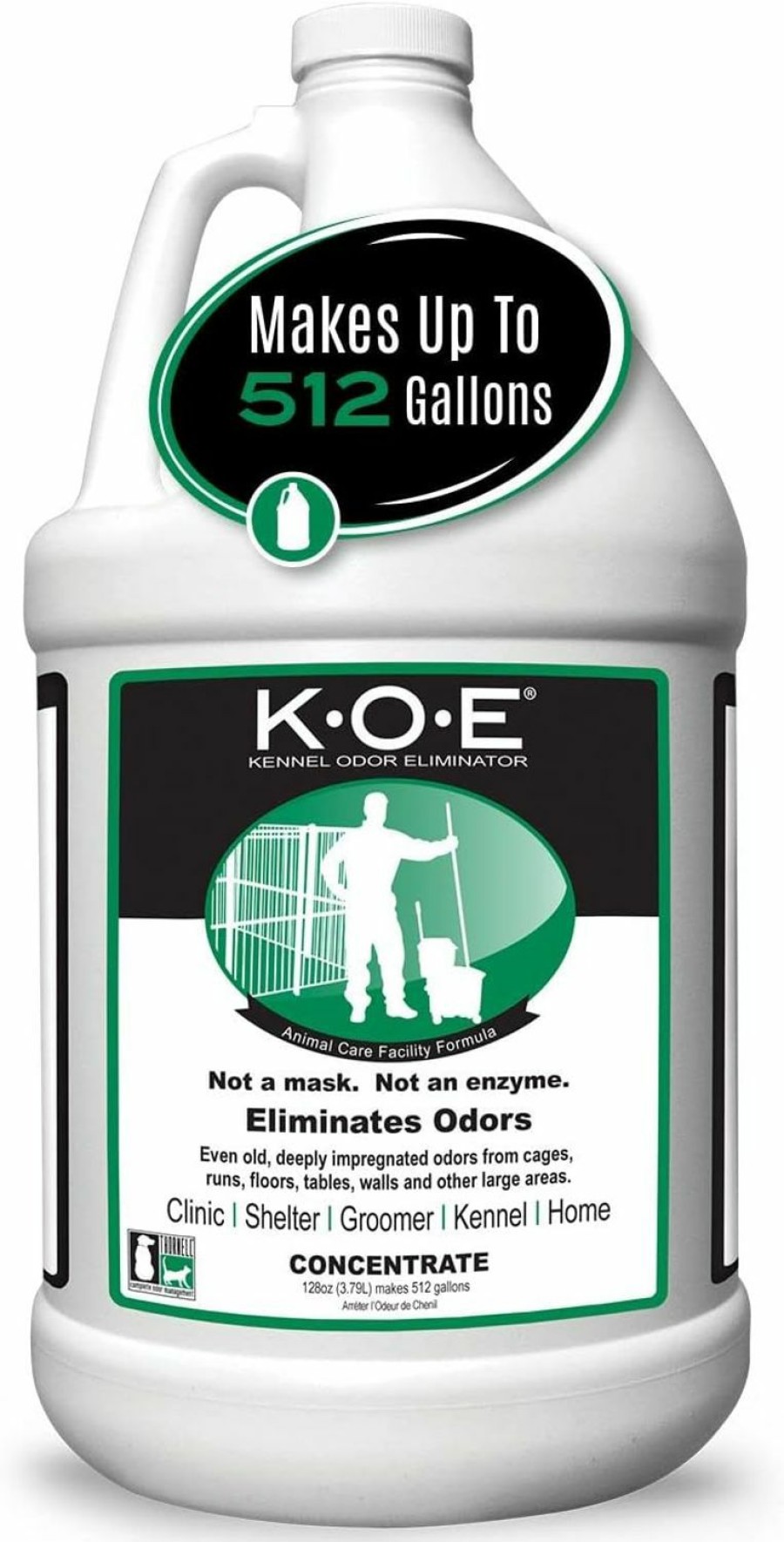 Cat Odorcide | Thornell Odor Eliminator Concentrate K.O.E. Odor Eliminator For Strong Odor For Cages, Runs & More Pet Odor Eliminator For Home & Kennel W/Safe, Non-Enzymatic Formula (Fresh Scent, 16 Oz)