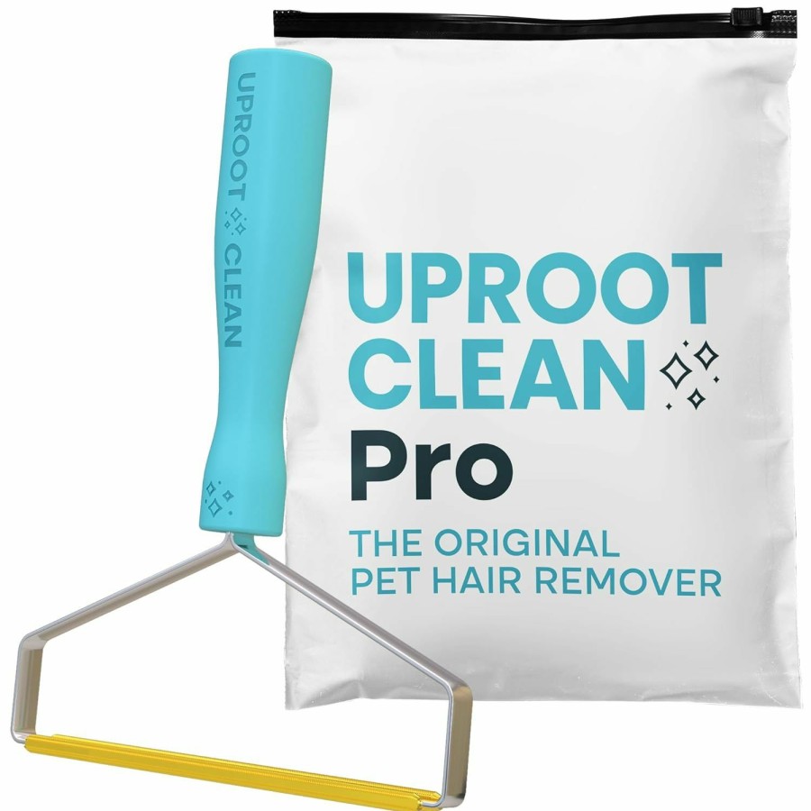 Cat Uproot Clean | Uproot Cleaner Pro Pet Hair Remover - Special Dog Hair Remover Multi Fabric Edge And Carpet Scraper By Uproot Clean - Cat Hair Remover For Couch, Pet Towers & Rugs - Gets Every Hair!