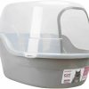 Cat petphabet | Petphabet Jumbo Hooded Cat Litter Box, Extra Large (Gray)