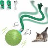 Cat umosis | Umosis Interactive Cat Ball Toy,Motion Activated Automatic Moving Ball Toy With Long Tail Teaser/Simulation Bird Sound/Usb Rechargeable Cat Toys Self Play