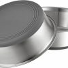 Cat PEGGY11 | Peggy11 Stainless Steel Metal Cat Bowls, Nonslip Rubber Bottom, Dishwasher Safe, Easy To Clean - 2 Pack, Each Holds 2 Us Cup