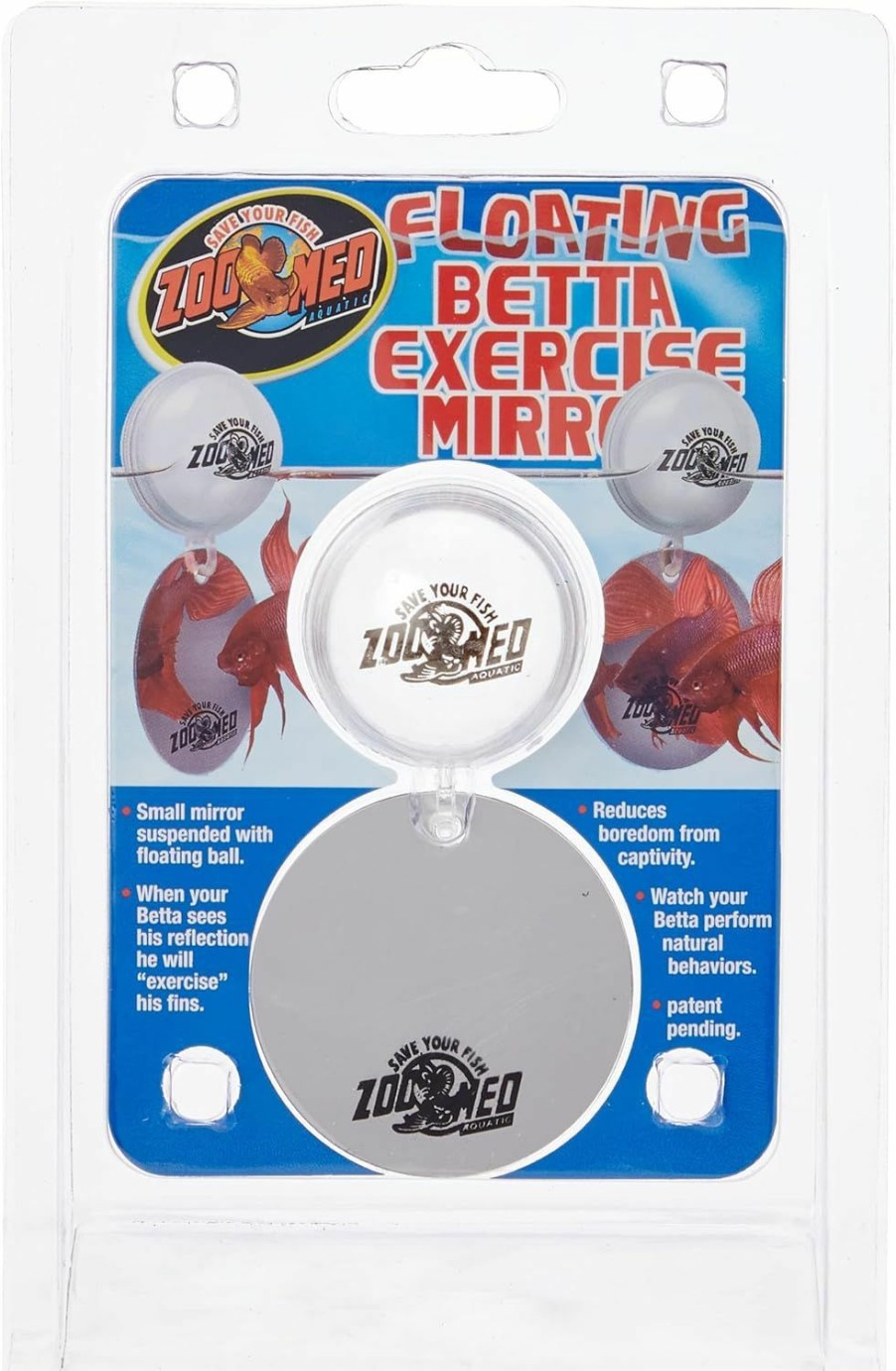 Fish & Aquatic Zoo Med | Zoo Med Betta Exercise Mirror