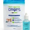 Cat Dry Element | Pet Water Drops - Dog And Cat Water Additive For Dental And Oral Care - Prevents Pets Water Bowl And Dispenser Fountain Slime - For Fresh Breath And Cleaner, Healthy Teeth