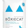 Cat Boxiecat | Boxiecat Premium Clumping Clay Cat Litter, Scent Free, 40Lbs - Longer Lasting Odor Control - Hard, Non Stick Clumps - Stays Ultra Clean - 99.9% Dust Free