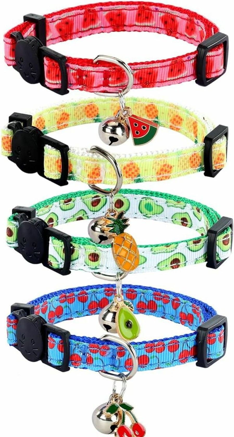 Cat Yizepet | Yizepet Breakaway Cat Collar With Bell, 4 Pack Safety Adjustable Cat Collars Set…