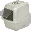 Cat Van Ness | Van Ness Pets Odor Control Extra Large, Giant Enclosed Cat Pan With Odor Door, Hooded, Blue, Cp7