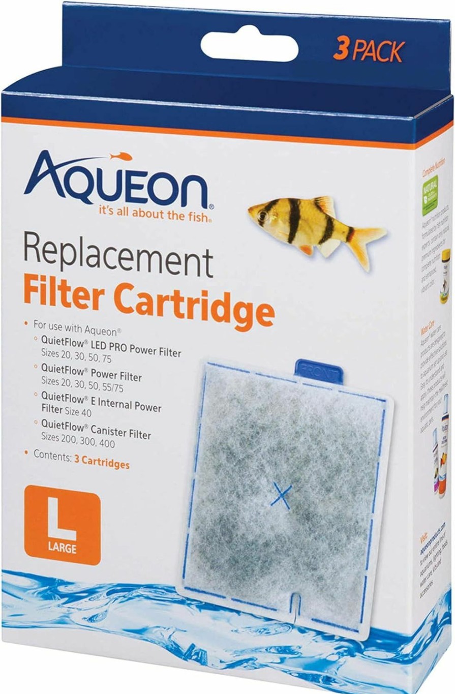 Fish & Aquatic Aqueon | Aqueon Replacement Filter Cartridges Medium - 6 Pack