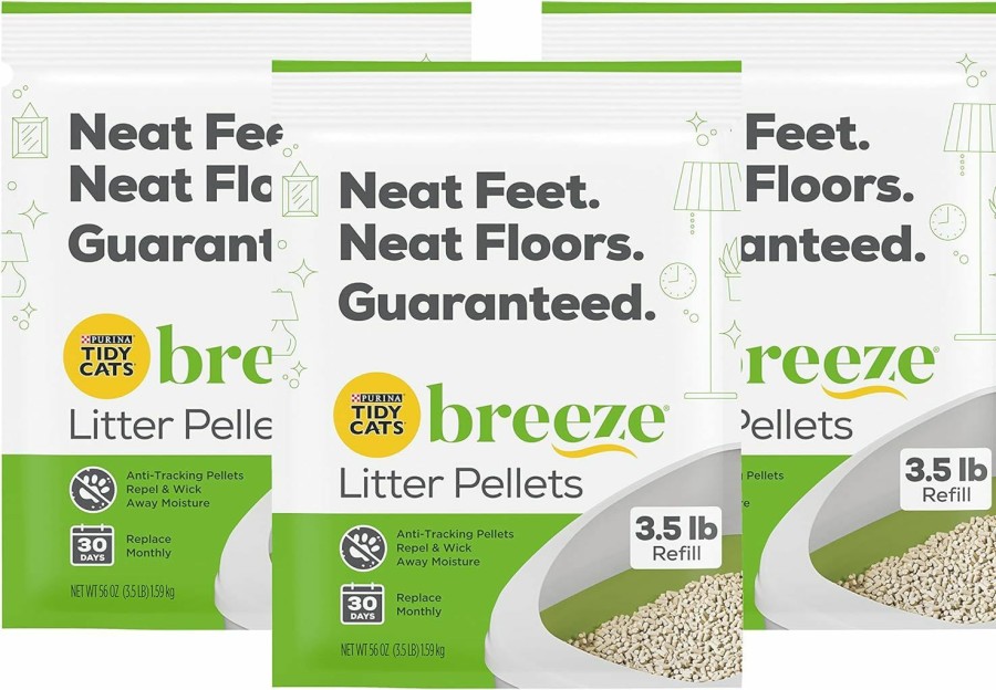 Cat Purina | Purina Litter Tidy Cat Breeze Pellets, 3.5 Lb, 2 Packs