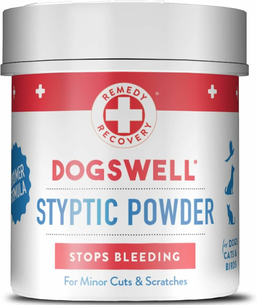 Cat Crazy Dog | Dogswell Remedy Recovery Styptic Blood Stopper Powder For Dogs & Cats 1.5 Oz. Container