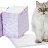 Cat Amazon Basics | Amazon Basics Cat Pad Refills For Litter Box, Unscented, Pack Of 40, Purple And White