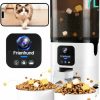 Cat Frienhund | Frienhund Automatic Cat Feeder With Camera, 6L Camera Cat Feeder Automatic, Night Vision, Motion Detection, 1080P Camera Dog Food Dispenser Dog Feeder Automatic Pet Feeder