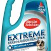 Cat Simple Solution | Simple Solution Extreme Pet Stain And Odor Remover, Enzymatic Cleaner With 3X Pro-Bacteria Cleaning Power, 32 Ounces