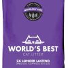 Cat World's Best Cat Litter | World'S Best Cat Litter Multiple Cat Lavender Scented 32-Pounds - Natural Ingredients, Quick Clumping, Flushable, 99% Dust Free & Made In Usa - Calming Fragrance & Long-Lasting Odor Control