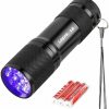 Cat Lighting EVER | Lighting Ever Black Light Flashlight, Small Uv Lights 395Nm, Portable Ultraviolet Light Detector For Invisible Ink Pens, Dog Cat Pet Urine Stain, Aaa Batteries Included