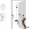 Cat FYNIGO | Fynigo Self-Play 3 Ways Hanging Door Cat Mouse Toys For Indoor Cats Kitten,Interactive Cat Mice Toys For Hunting Exercising Eliminating Boredom, For Small Breeds