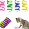 Cat YULOYI | Yuloyi Cat Spring Toys 30 Packs, Plastic Colorful Springs Cat Toys For Cat Kitten Pets, Interactive Cat Toys For Indoor Cats And Kitten