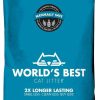 Cat World's Best Cat Litter | World'S Best Cat Litter Multiple Cat Lotus Blossom Scented 32-Pounds - Natural Ingredients, Quick Clumping, Flushable, 99% Dust Free & Made In Usa - Floral Fragrance & Long-Lasting Odor Control