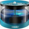 Cat DEEIPET | Deeipet Cat Water Fountain, 2.2L/74Oz Ultra Quiet Cat Fountain Water Bowl With Filter, Automatic Pet Water Fountain With An Adapter And Colorful Led Indicator, For Cats, Dogs, And Small Pets