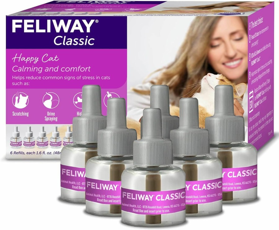 Cat FELIWAY | Feliway Classic Cat Calming Pheromone, 30 Day Refill - 1 Pack