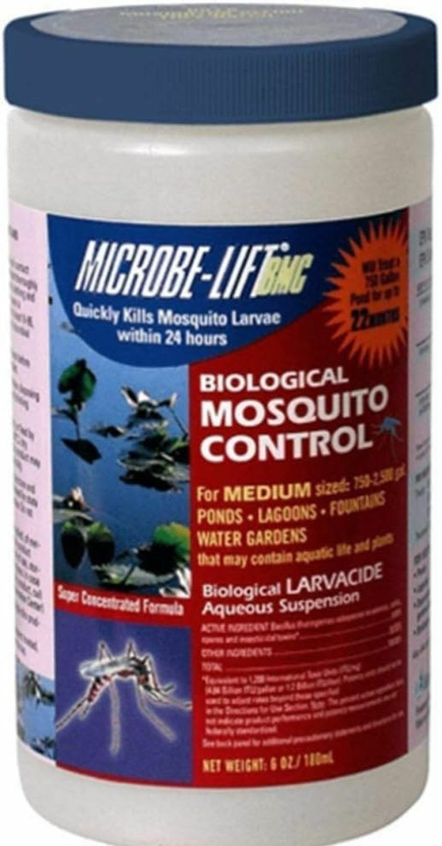 Fish & Aquatic MICROBE-LIFT | Microbe-Lift Bmc Biological Mosquito Control, Liquid Treatment For Decorative Water Gardens, Fountains And Ponds, 2 Fluid Ounces