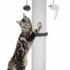 Cat Ahomdoo | Ahomdoo 34\" Tall Cat Scratching Post Heavy Duty And Thicker Cat Scratching Post Sisal Rope With Hanging Ball And Mice Vertical Scratcher For Indoor Cats And Adult(Grey)