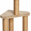 Cat Amazon Basics | Amazon Basics Cat Tree Indoor Climbing Activity Tower With Scratching Posts, Large, 17.7\" X 45.9\", Beige