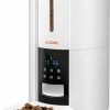 Cat WOPET | Wopet Automatic Cat Feeder 5L - Automatic Cat Food Dispenser, New Ft70 Plus Timed Cat Feeder 6 Meals Daily With Portion Control, Auto Dog Feeder With 10S Meal Call, Backup Power Supply For Cat & Dog