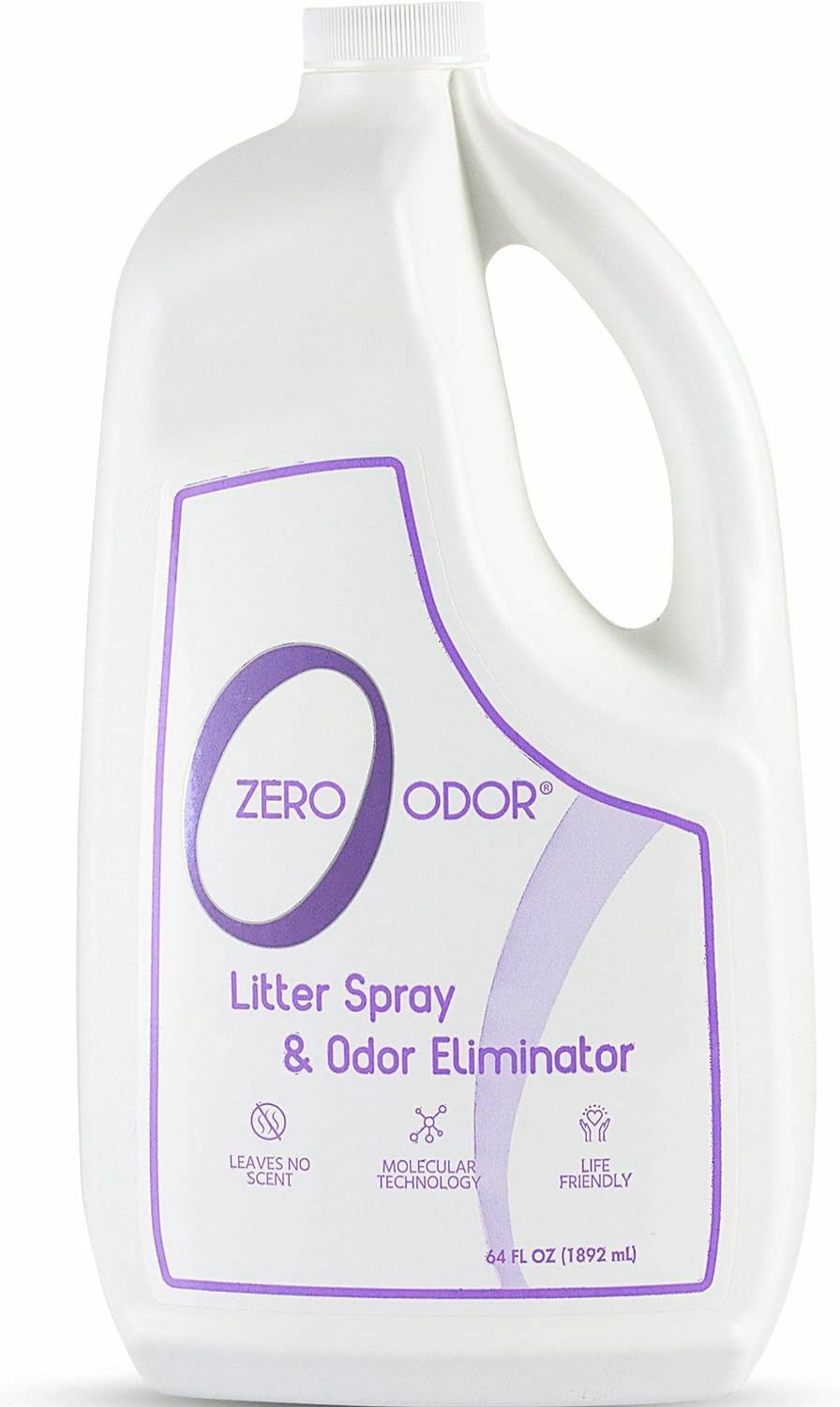 Cat Zero Odor | Zero Odor Litter Odor Eliminator - Permanently Eliminate Litter Odors With Best Patented Molecular Technology - Pet Safe & Works On All Types Of Litter, 16Oz (Over 400 Sprays)